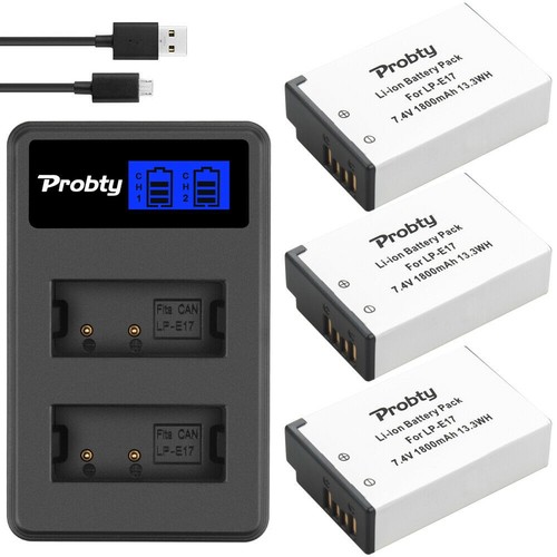 Batteria 1800mah e17 - batteria, lp-e17